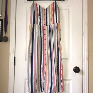 Midi multi colored dress